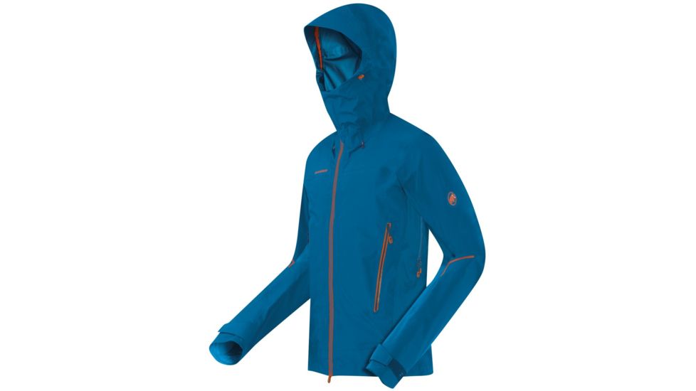 Mammut Nordwand Pro Hard Shell Hooded Jacket - Men's, Ice, XL, 1010-18170-5359-116