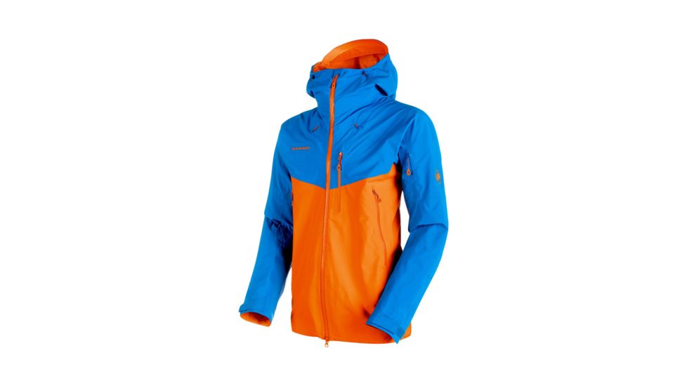 Mammut Nordwand Pro Hard Shell Hooded Jacket - Men's, Sunrise/ Ice, XXL, 1010-13950-2016-117
