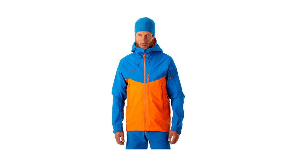 Mammut Nordwand Pro Hard Shell Hooded Jacket - Men's, Sunrise/ Ice, XXL, 1010-13950-2016-117
