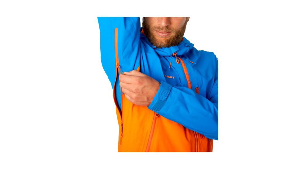 Mammut Nordwand Pro Hard Shell Hooded Jacket - Men's, Sunrise/ Ice, XXL, 1010-13950-2016-117