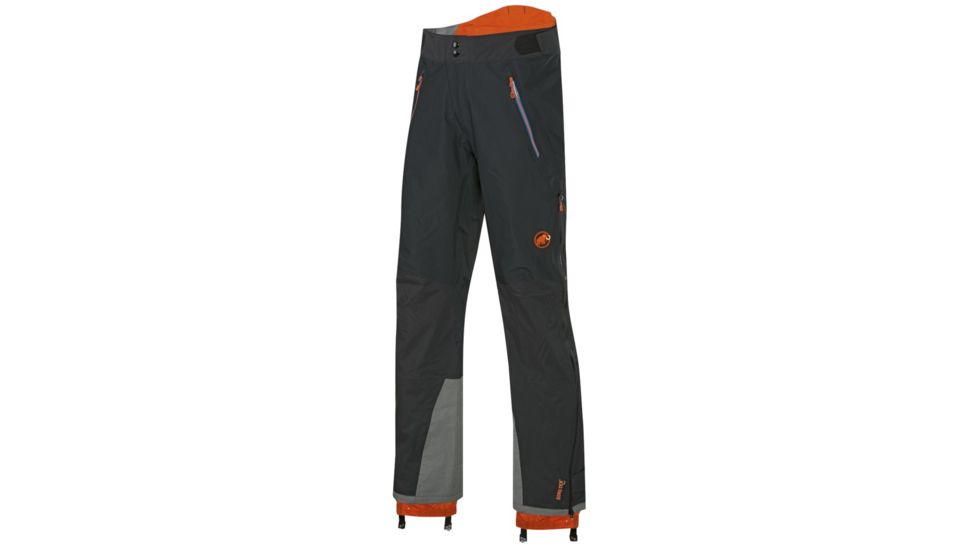 Mammut Nordwand Pro Hard Shell Pants - Mens-Black-Long Inseam-34 Waist