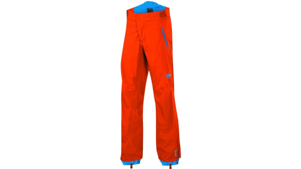 Nordwand Pro Hard Shell Pants - Mens-Orange-Regular Inseam-34 Waist
