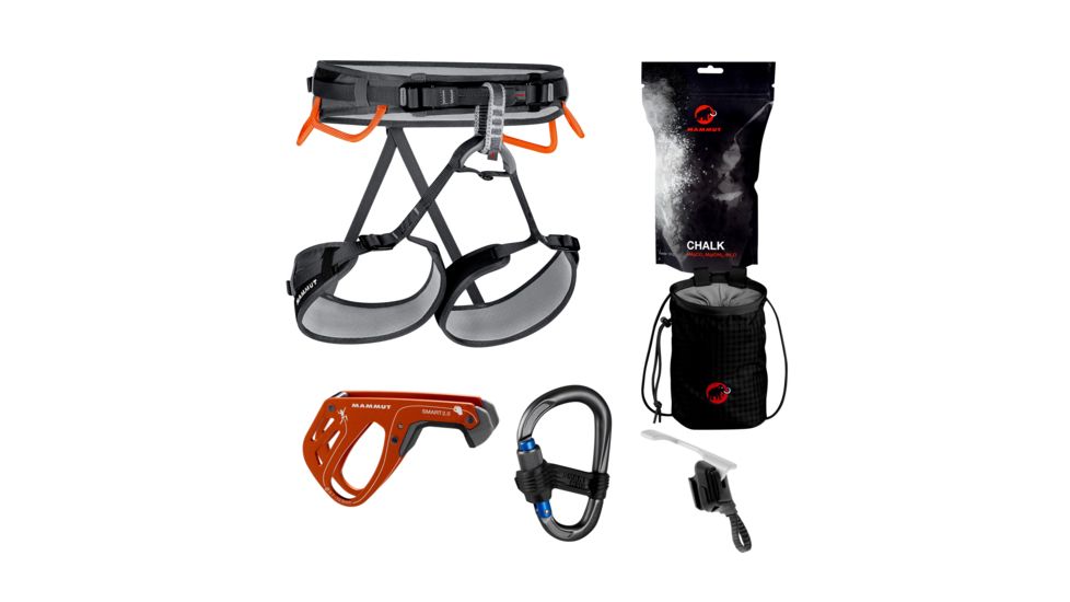 Mammut Ophir 3-Slide Crag Bag Small, Titanium-Dark Orange, 2020-01025-9999-1