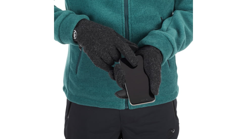 Mammut Passion Glove, Black Mlange, 7, 1190-00110-0033-1070
