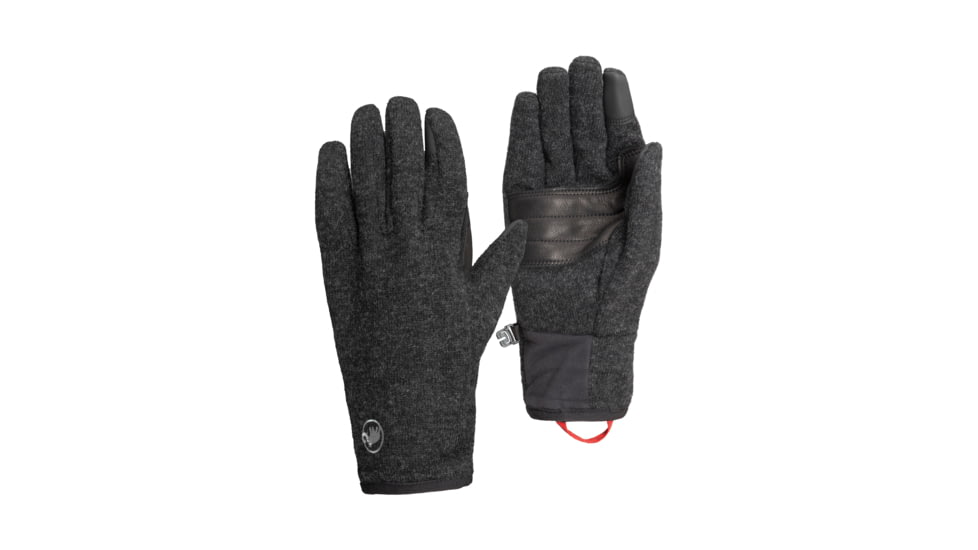 Mammut Passion Gloves, Black Mlange, 6, 1190-00110-0033-1060