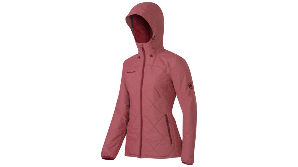Mammut Pischa IS Hooded Jacket - Women's-Crimson Melange-Large