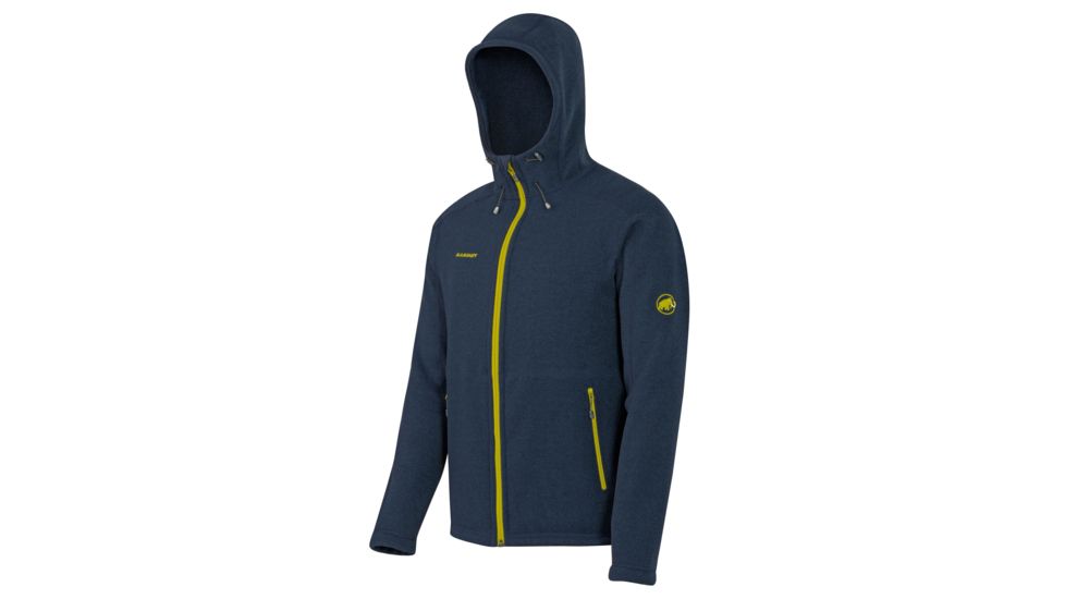 Mammut Polar Hooded Midlayer Jacket - Men's-Dark Space-X-Large