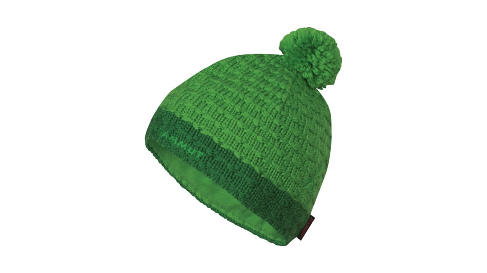 Mammut Pommel Beanie-One Size-Basil/Amazon