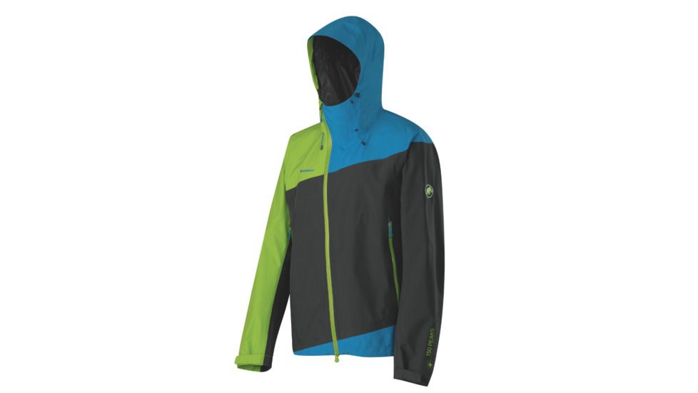 Mammut Rainier Jacket - Men's-Graphite / Basilic-Small