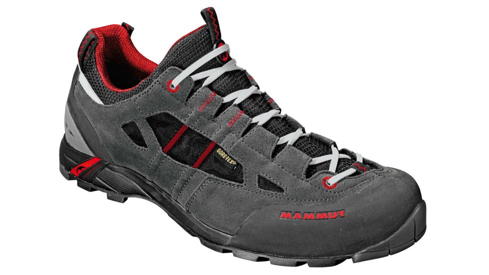 Mammut Redburn GTX Approach Shoe - Men's-Graphite/Fire-12.5 US