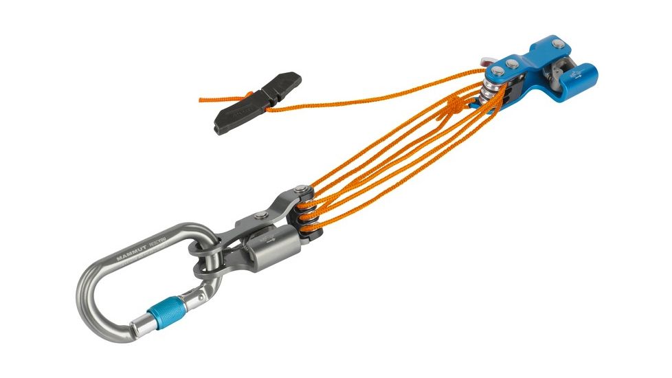 Mammut RescYou Belay Device-Aqua/Grey