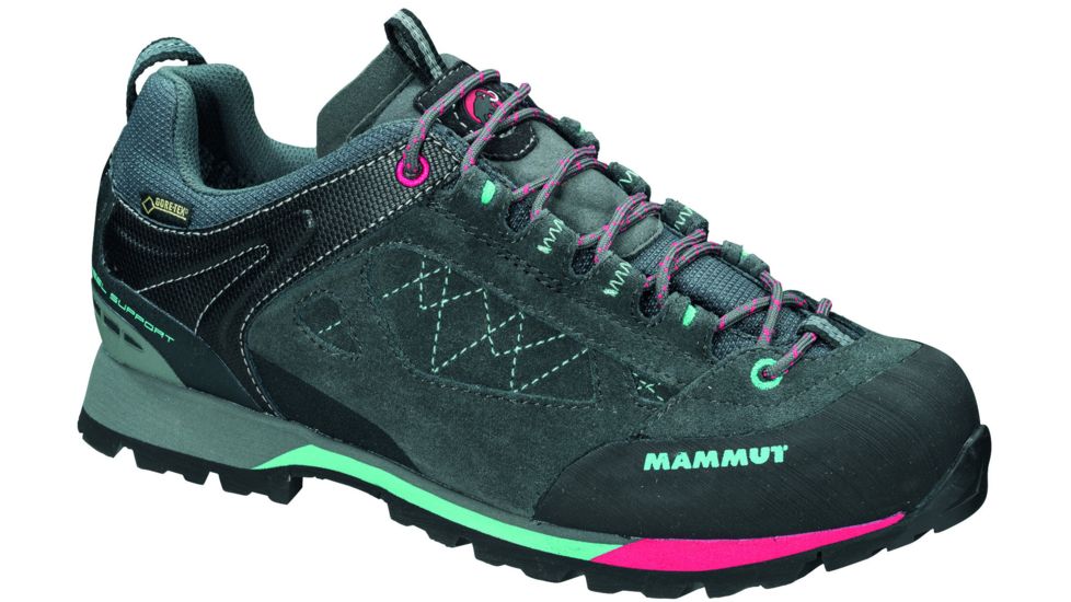 Mammut Ridge Low GTX Backpacking Shoe - Women's-Graphite/Fiji-Medium-5.5