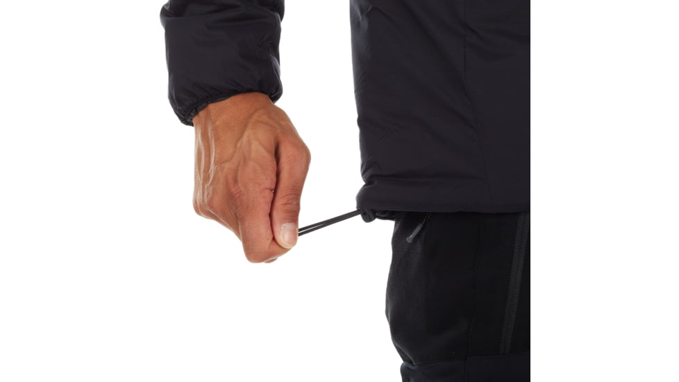 Mammut Rime IN Flex Hooded Jacket - Mens, Black/Phantom, Medium, 1013-00500-00189-114