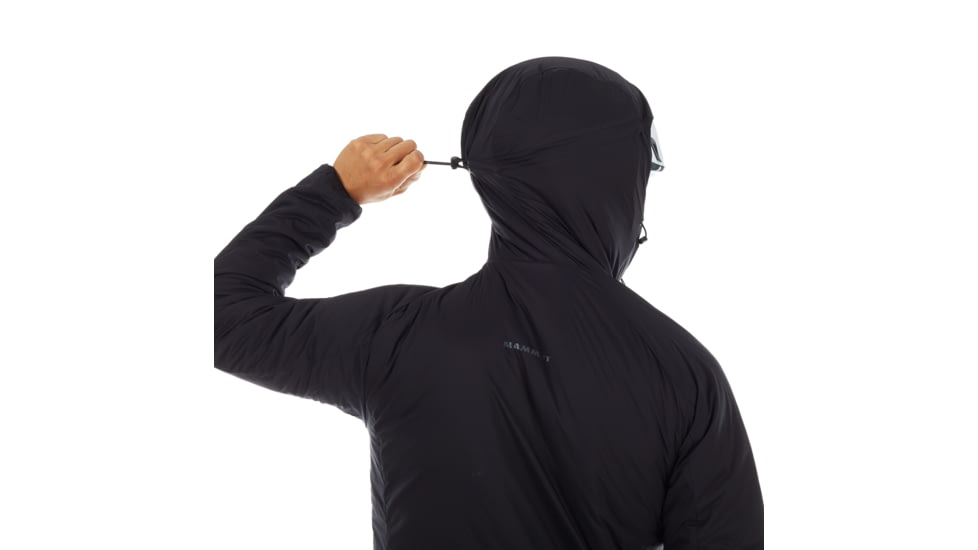 Mammut Rime IN Flex Hooded Jacket - Mens, Black/Phantom, Medium, 1013-00500-00189-114
