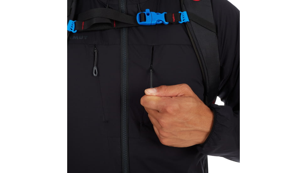 Mammut Rime IN Flex Hooded Jacket - Mens, Black/Phantom, Medium, 1013-00500-00189-114