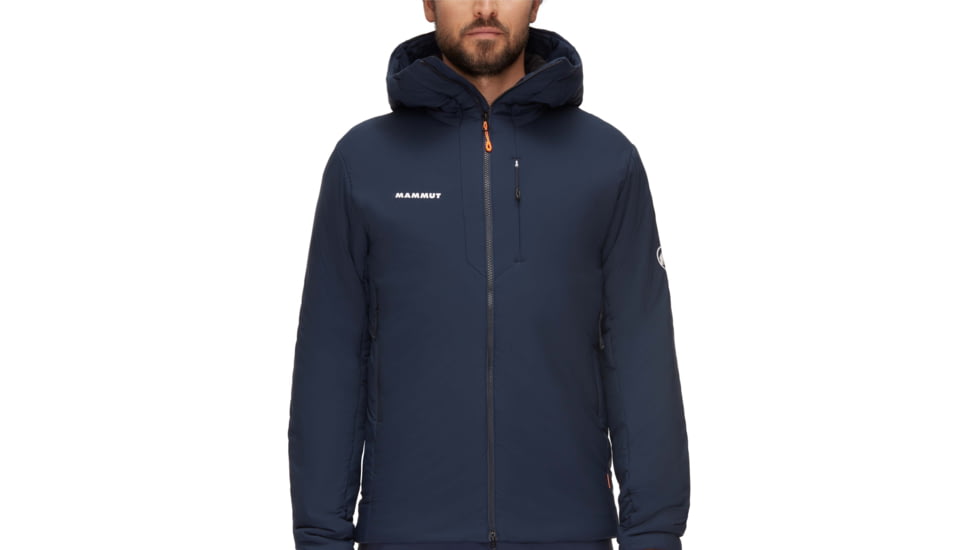 Mammut Rime IN Flex Hooded Jacket - Mens, Marine/Black, Extra Large, 1013-02130-5975-116