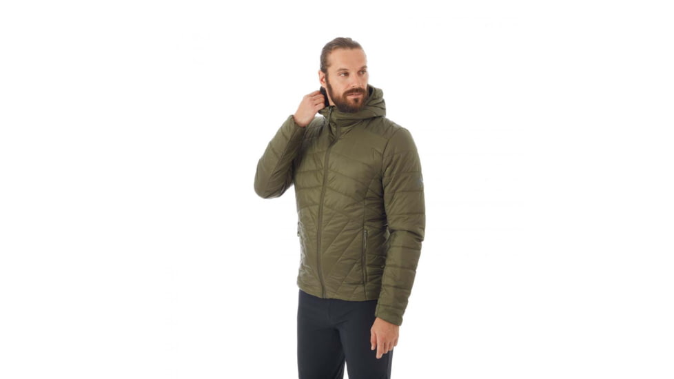 Mammut Rime Insulated Hooded Jacket - Mens, Iguana, Large, 1013-00391-4584-115