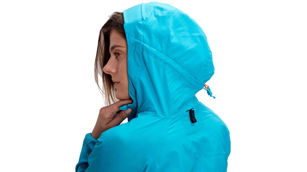 Mammut Rime Light Flex Hooded Jacket - Womens, Ocean, Medium, 1013-00850-5133-114
