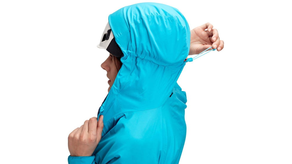 Mammut Rime Light Flex Hooded Jacket - Womens, Ocean, Medium, 1013-00850-5133-114