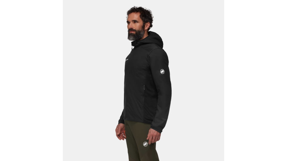 Mammut Rime Light IN Flex Hooded Jacket - Mens, Black, Medium, 1013-03150-0001-114