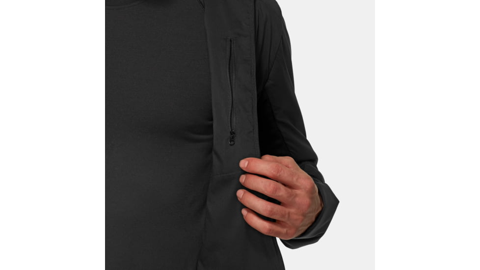 Mammut Rime Light IN Flex Hooded Jacket - Mens, Black, Medium, 1013-03150-0001-114