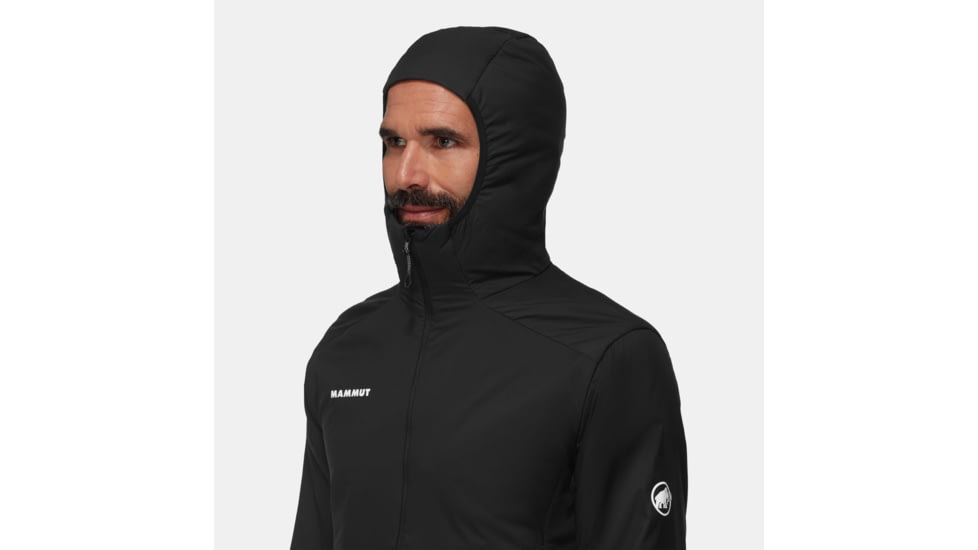 Mammut Rime Light IN Flex Hooded Jacket - Mens, Black, Medium, 1013-03150-0001-114
