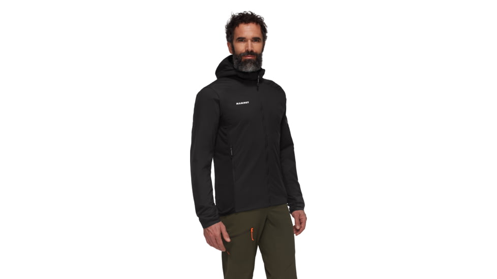 Mammut Rime Light IN Flex Hooded Jacket - Mens, Black, 3XL, 1013-03150-0001-118