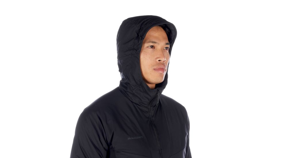 Mammut Rime Light IN Flex Hooded Jacket - Mens, Black, Extra Large, 1013-00840-0001-116