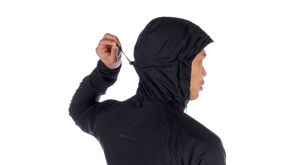 Mammut Rime Light IN Flex Hooded Jacket - Mens, Black, Extra Large, 1013-00840-0001-116
