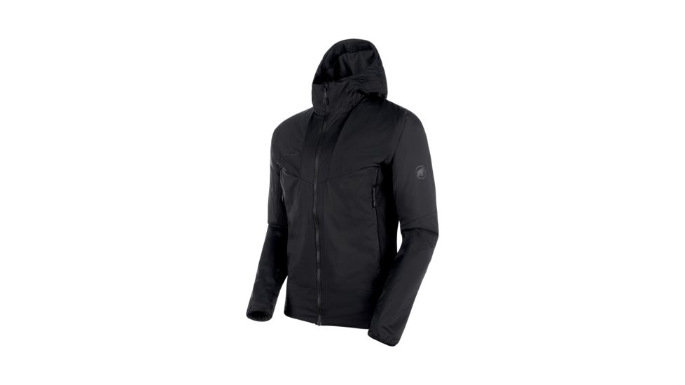 Mammut Rime Light IN Flex Hooded Jacket - Mens, Black, Medium, 1013-00840-0001-114