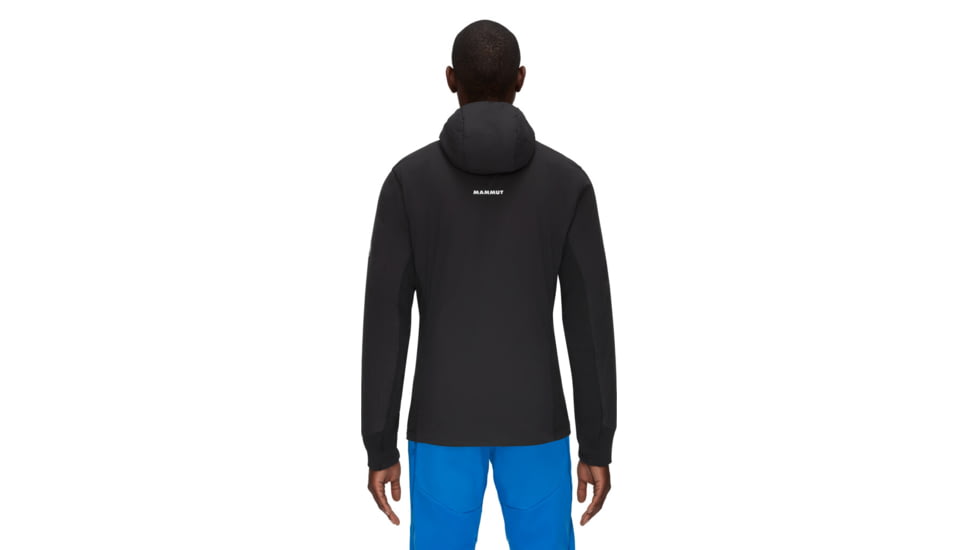 Mammut Rime Light IN Flex Hooded Jacket - Mens, Black/Phantom, Small, 1013-02150-00189-113