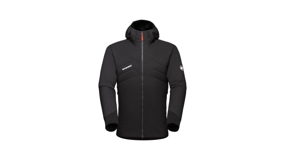 Mammut Rime Light IN Flex Hooded Jacket - Mens, Black/Phantom, Small, 1013-02150-00189-113
