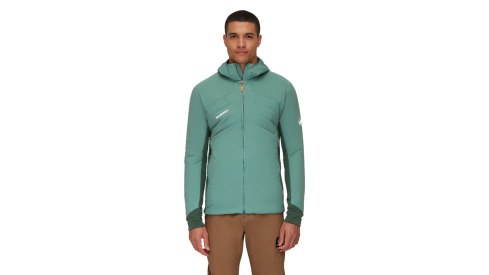 Mammut Rime Light IN Flex Hooded Jacket - Mens, Dark Jade Woods, Small, 1013-02150-40239-113