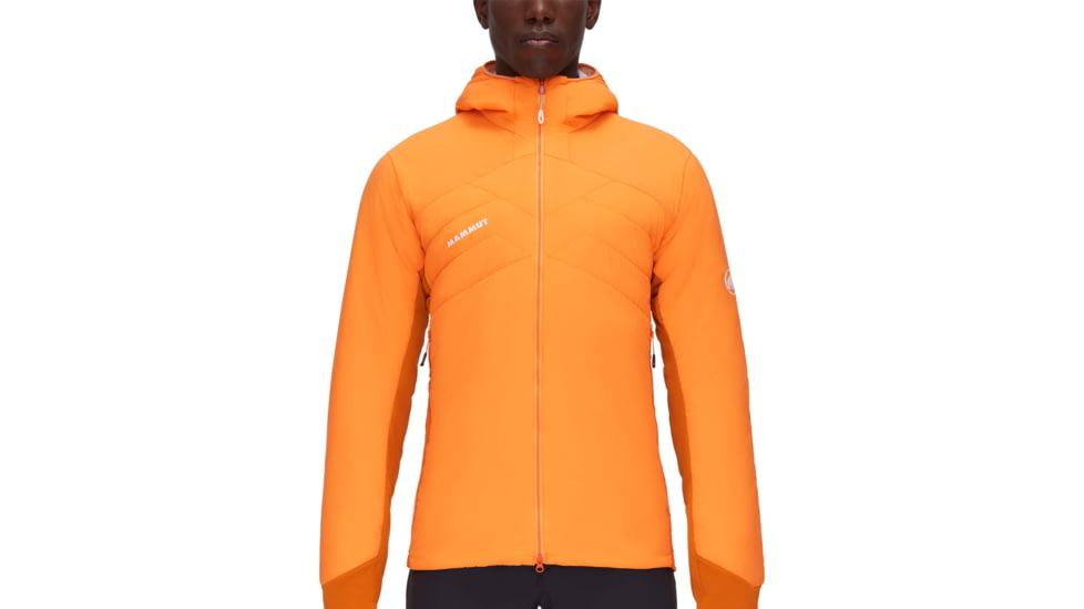 Mammut Rime Light IN Flex Hooded Jacket - Mens, Dark Radiant/Dark Cheddar, Large, 1013-02150-2244-115