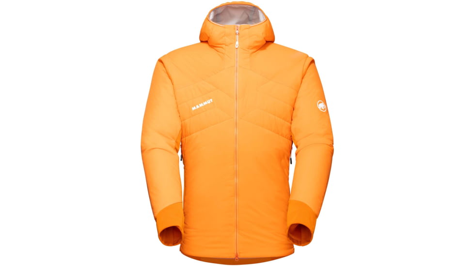 Mammut Rime Light IN Flex Hooded Jacket - Mens, Dark Radiant/Dark Cheddar, Large, 1013-02150-2244-115