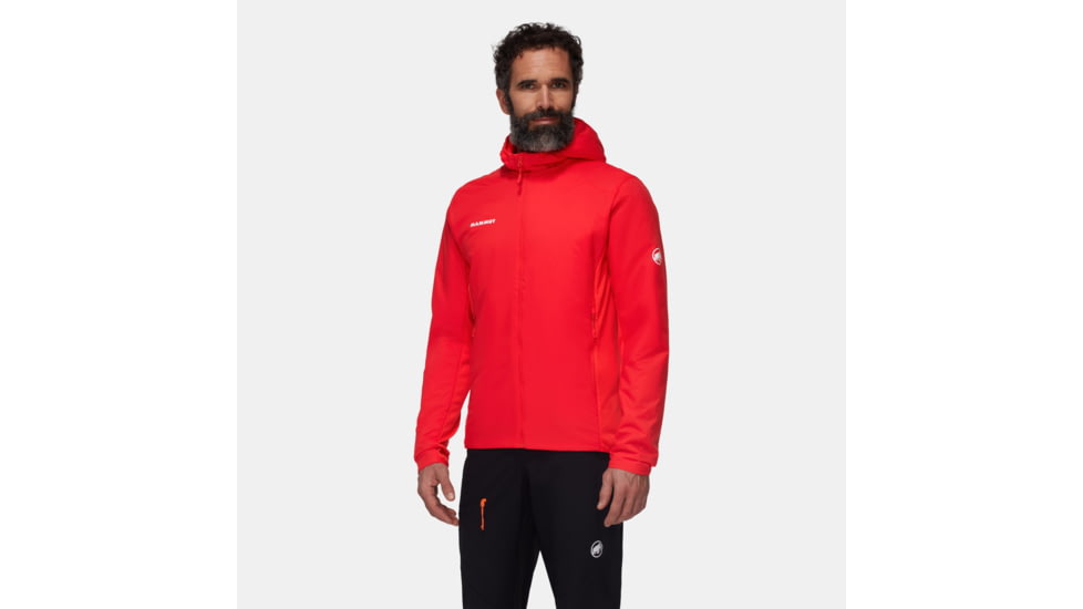 Mammut Rime Light IN Flex Hooded Jacket - Mens, Mammut Red, Large, 1013-03150-3778-115