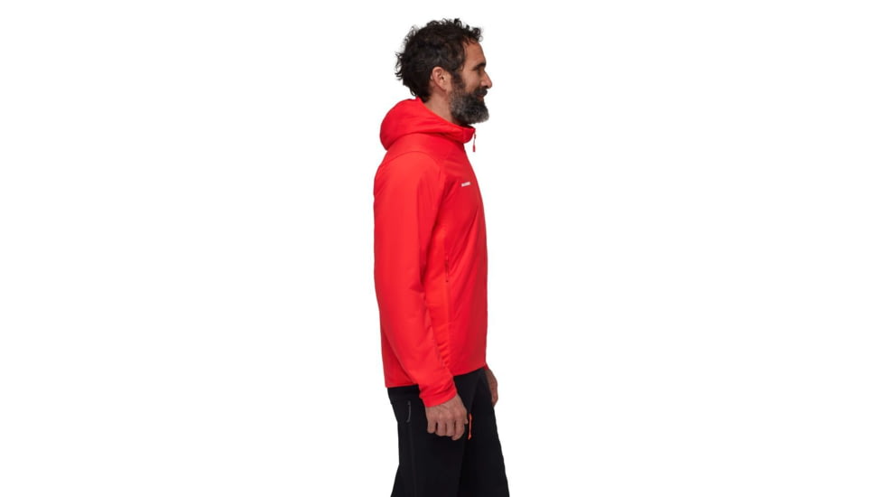 Mammut Rime Light IN Flex Hooded Jacket - Mens, Mammut Red, Large, 1013-03150-3778-115