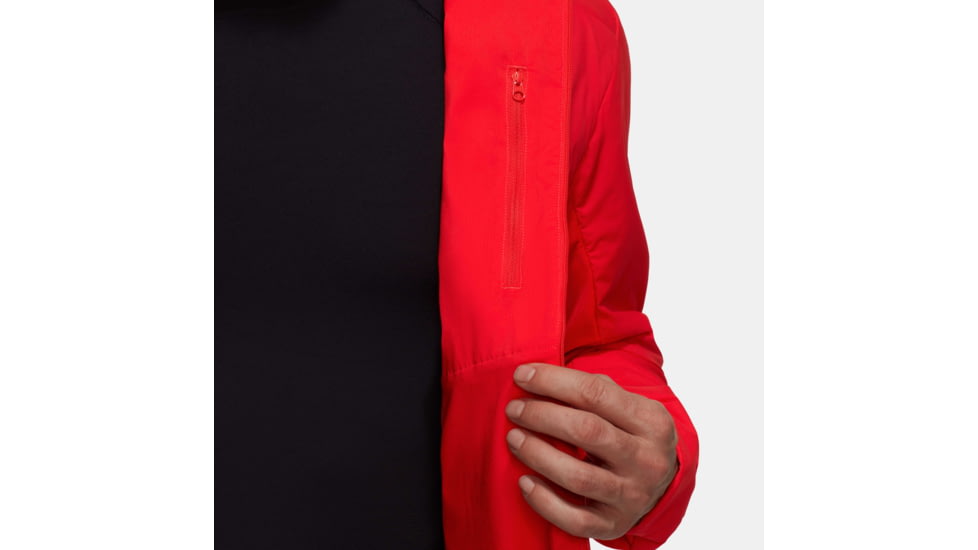 Mammut Rime Light IN Flex Hooded Jacket - Mens, Mammut Red, Large, 1013-03150-3778-115