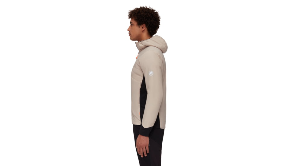 Mammut Rime Light IN Flex Hooded Jacket - Mens, Savannah/Black, Small, 1013-02150-7521-113