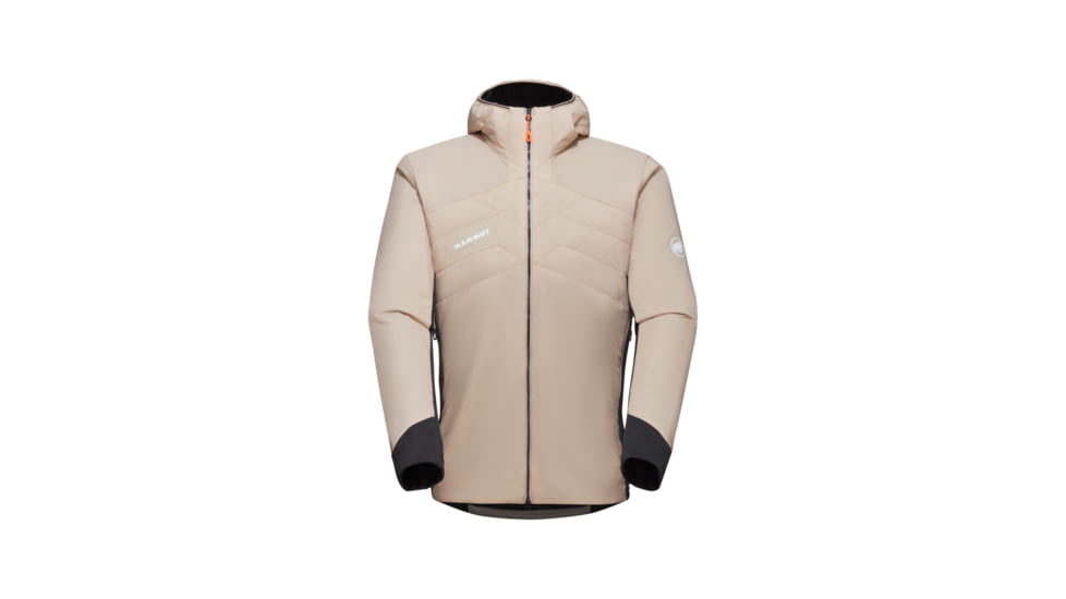 Mammut Rime Light IN Flex Hooded Jacket - Mens, Savannah/Black, Small, 1013-02150-7521-113