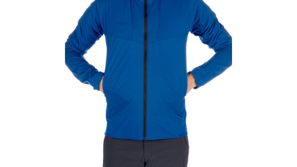 Mammut Rime Light IN Flex Hooded Jacket - Mens, Surf/Black, Extra Large, 1013-00840-50142-116
