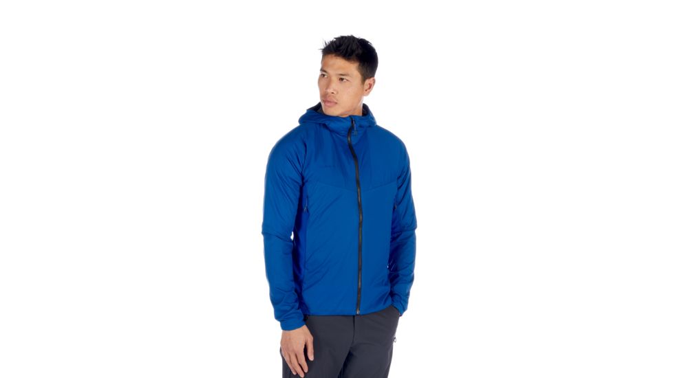 Mammut Rime Light IN Flex Hooded Jacket - Mens, Surf/Black, Extra Large, 1013-00840-50142-116