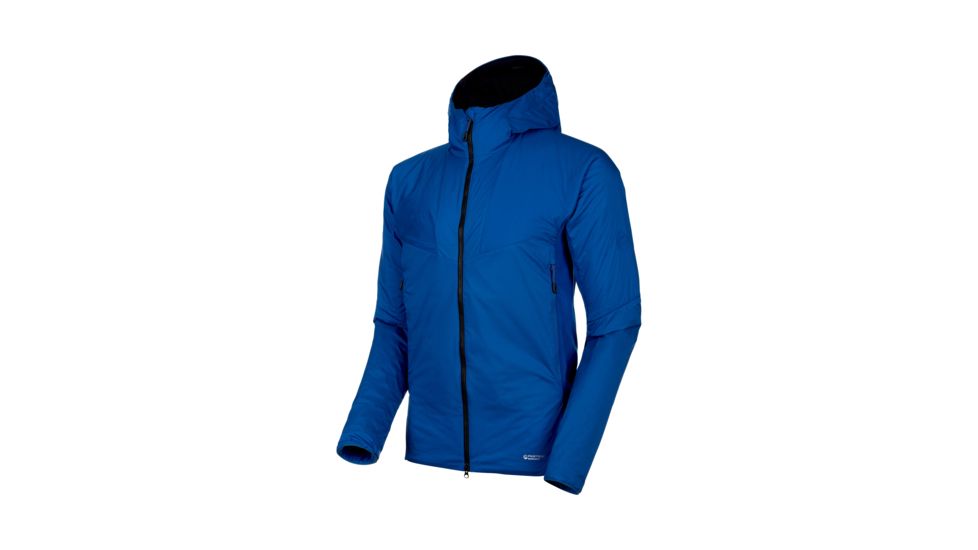 Mammut Rime Light IN Flex Hooded Jacket - Mens, Surf/Black, Large, 1013-00840-50142-115