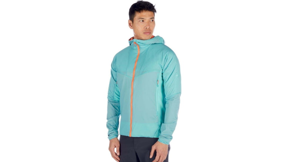 Mammut Rime Light IN Flex Hooded Jacket - Mens, Waters/Zion, Large, 1013-00840-50151-115