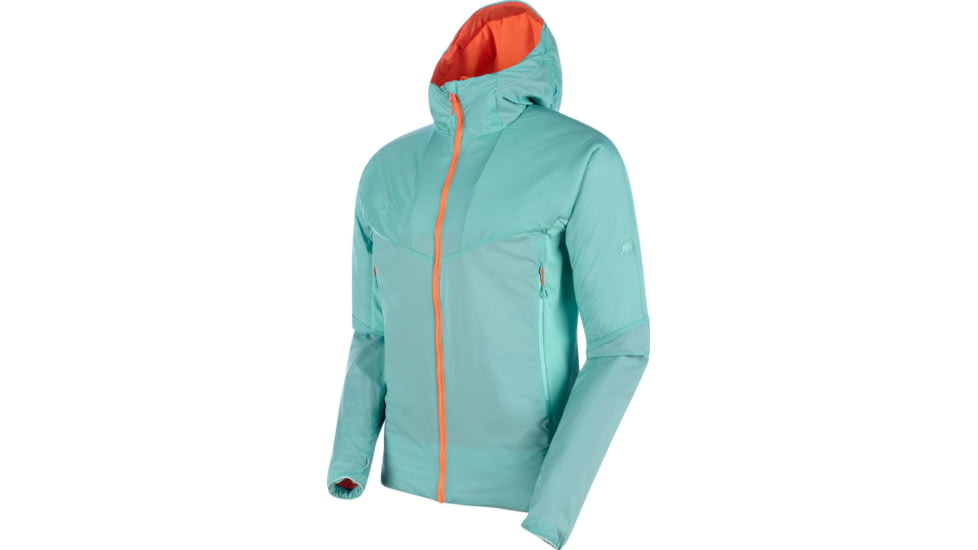 Mammut Rime Light IN Flex Hooded Jacket - Mens, Waters/Zion, Large, 1013-00840-50151-115