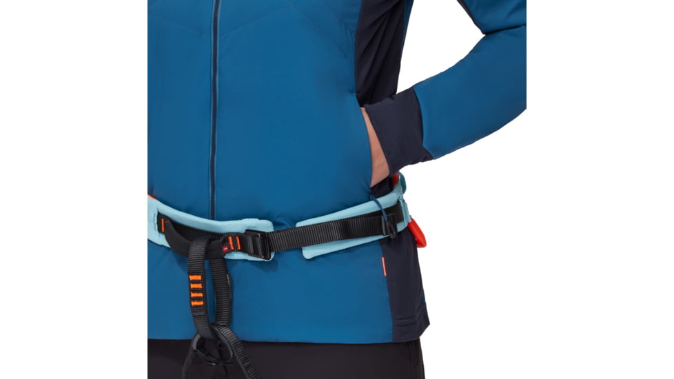 Mammut Rime Light IN Flex Hooded Jacket - Womens, Deep Ice Marine, Small, 1013-02160-50554-113