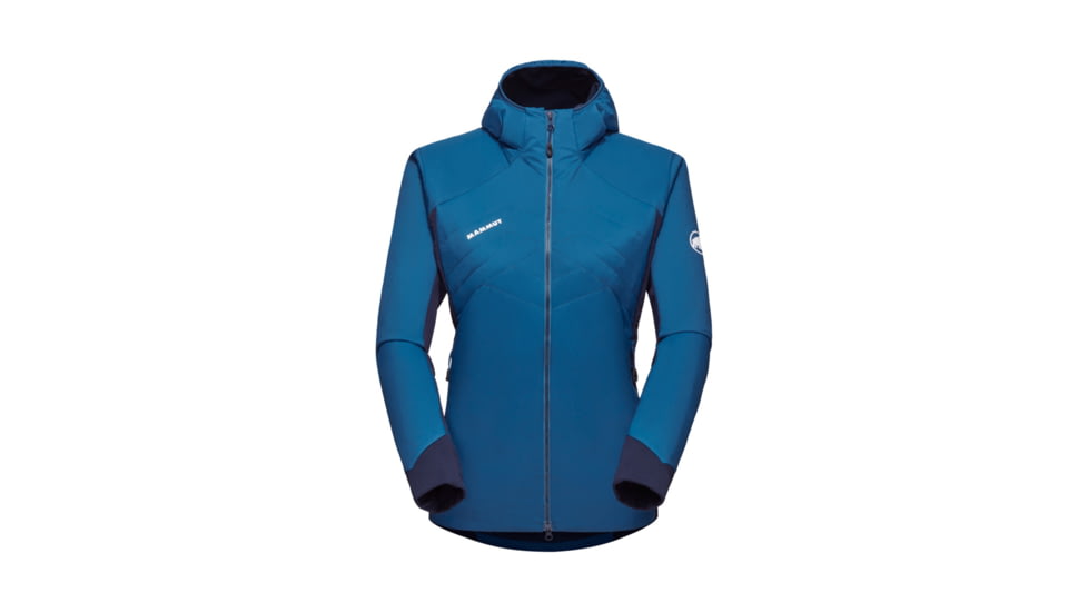 Mammut Rime Light IN Flex Hooded Jacket - Womens, Deep Ice Marine, Small, 1013-02160-50554-113