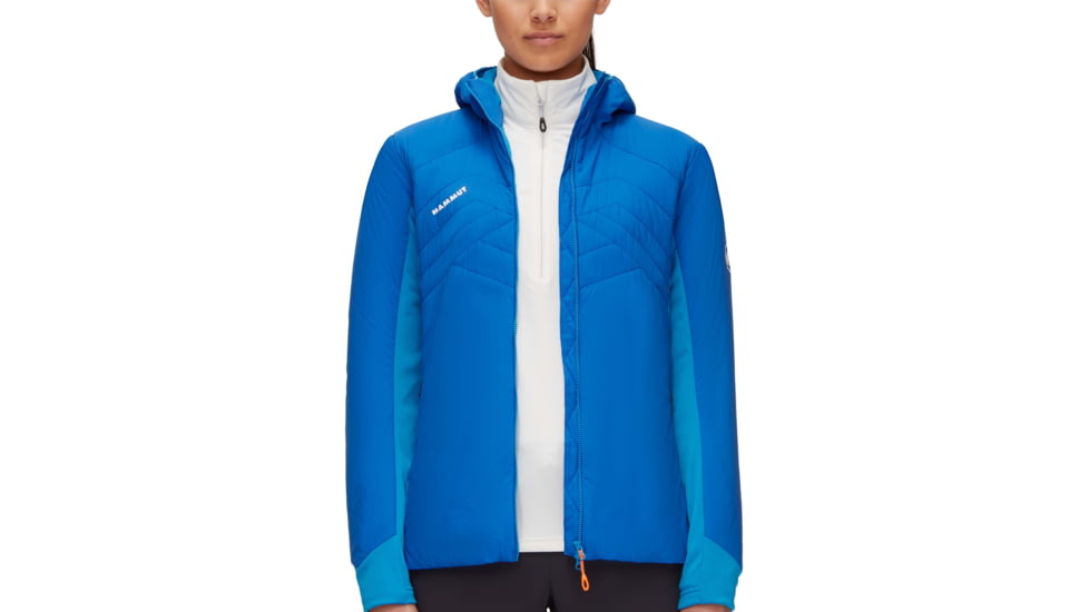 Mammut Rime Light IN Flex Hooded Jacket - Womens, Ice/Gentian, Small, 1013-02160-50506-113