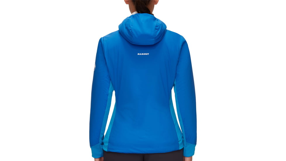 Mammut Rime Light IN Flex Hooded Jacket - Womens, Ice/Gentian, Small, 1013-02160-50506-113