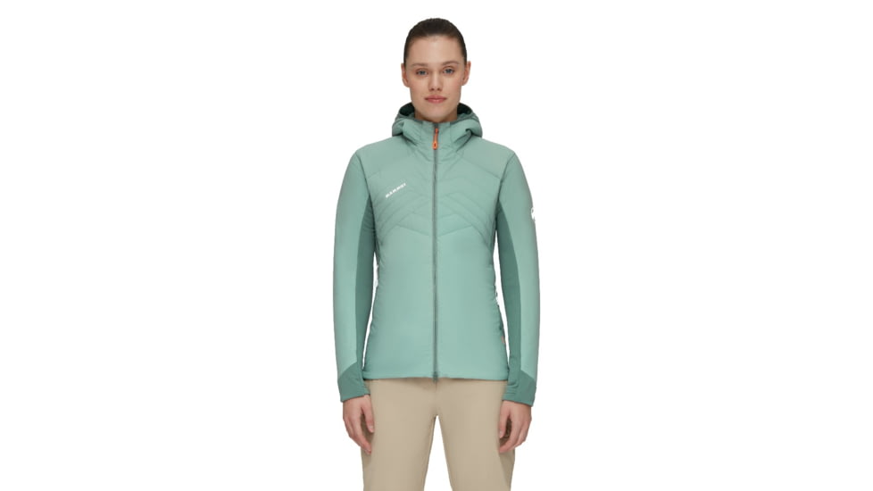 Mammut Rime Light IN Flex Hooded Jacket - Women's, Jade/Dark Jade, Small, 1013-02160-40240-113
